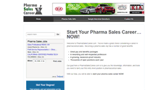 Desktop Screenshot of pharmasalescareer.com